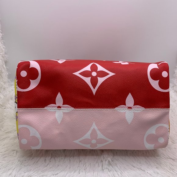 ❌SOLD❌ LOUIS VUITTON Monogram Giant red Speedy - Picture 7 of 16